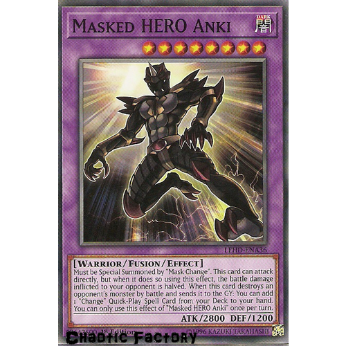 Yugioh LEHD-ENA36 Masked HERO Anki Common 1st Edition NM