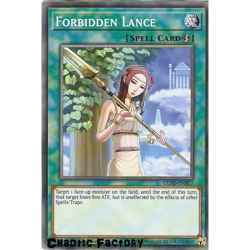 Yugioh LEHD-ENB17 Fordidden Lance Common 1st Edition NM