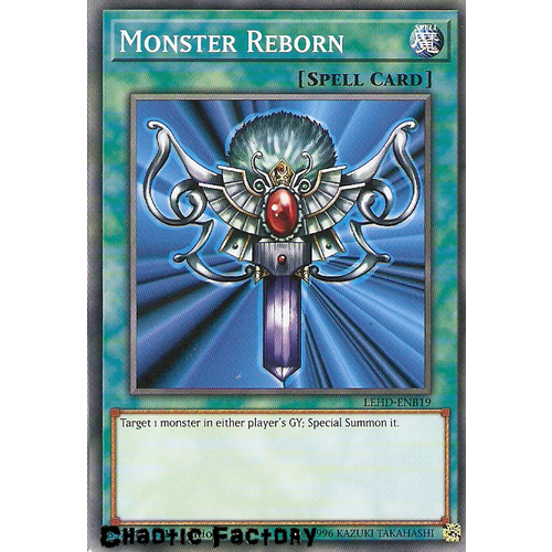 Yugioh LEHD-ENB19 Monster Reborn Common 1st Edition NM