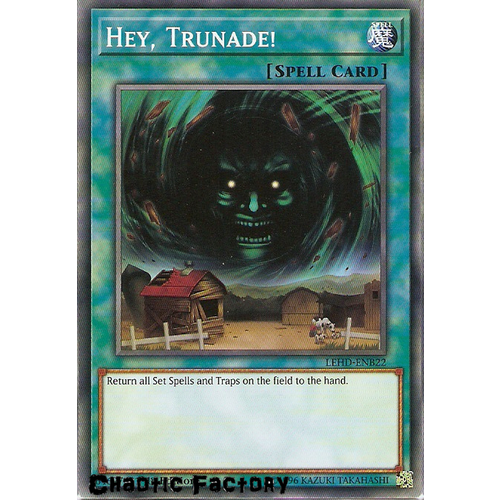 Yugioh LEHD-ENB22 Hey, Trunade! Common 1st Edition NM