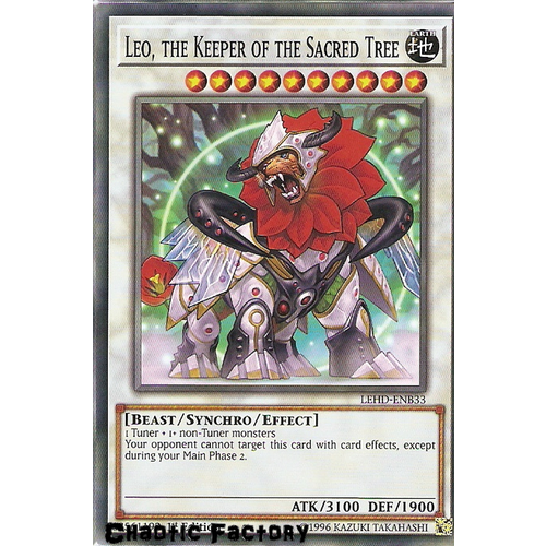 Yugioh LEHD-ENB33 Leo, the Keeper of the Sacred Tree Common 1st Edition NM
