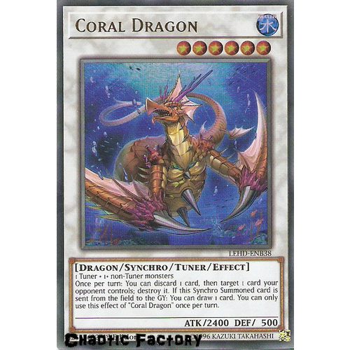 LEHD-ENB38 Coral Dragon Ultra Rare 1st Edition NM