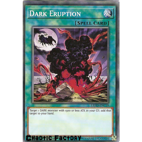 Yugioh LEHD-ENC19 Dark Eruption Common 1st Edition NM