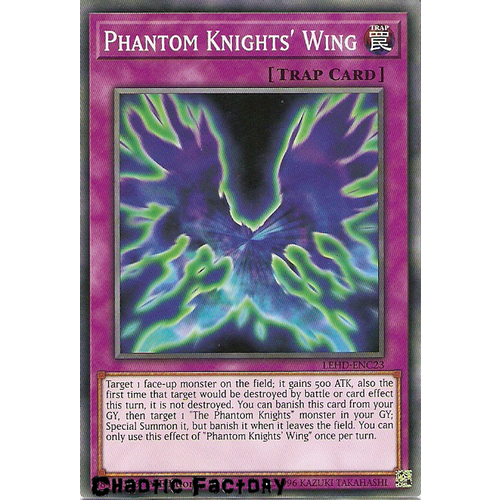 Yugioh LEHD-ENC23 Phantom Knight's Wing Common 1st Edition NM