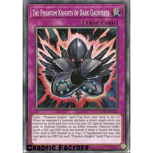 Yugioh LEHD-ENC26 The Phantom Knight's of Dark Gauntiets Common 1st Edition NM