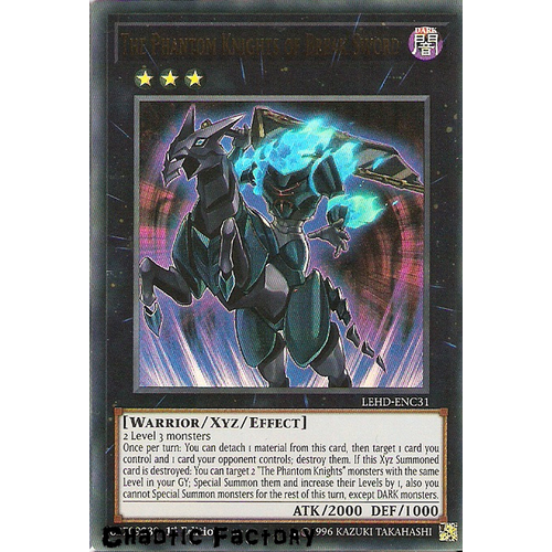 Yugioh LEHD-ENC31 The Phantom Knight's of Break Sword Ultra Rare 1st Edition NM