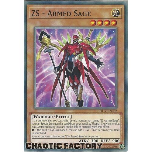 LIOV-EN002 ZS - Armed Sage Common 1st Edition NM