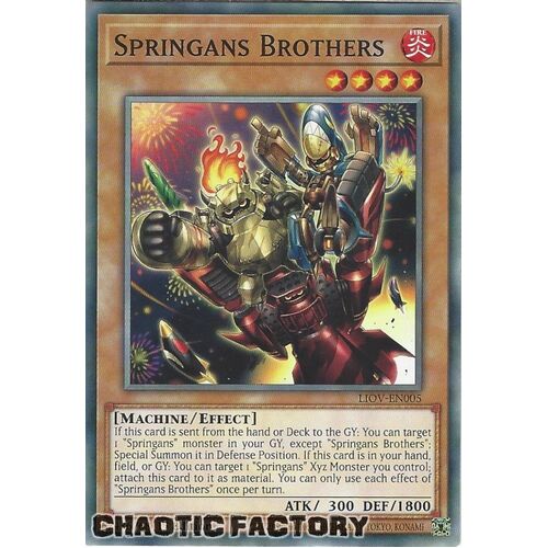 LIOV-EN005 Springans Brothers Common 1st Edition NM