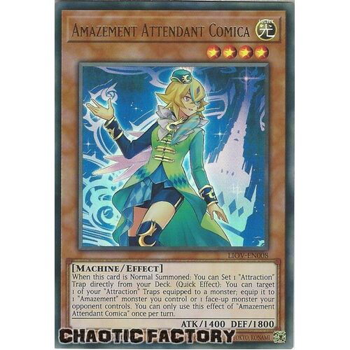 LIOV-EN008 Amazement Attendant Comica Ultra Rare 1st Edition NM