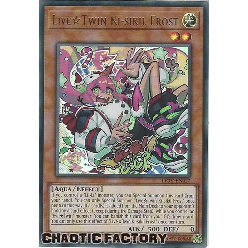 LIOV-EN017 Live Twin Ki-sikil Frost Ultra Rare 1st Edition NM