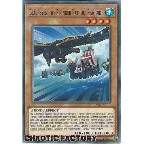 LIOV-EN018 Blackeyes, the Plunder Patroll Seaguide Common 1st Edition NM