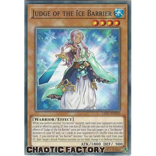 LIOV-EN020 Judge of the Ice Barrier Common 1st Edition NM