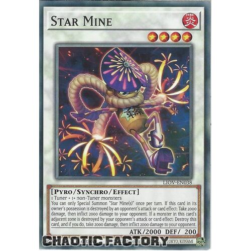 LIOV-EN038 Star Mine Common 1st Edition NM