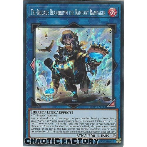 LIOV-EN044 Tri-Brigade Bearbrumm the Rampant Rampager Super Rare 1st Edition NM