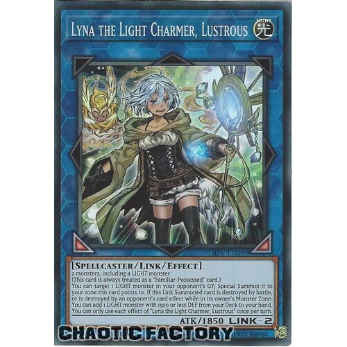 LIOV-EN049 Lyna the Light Charmer, Lustrous Super Rare 1st Edition NM