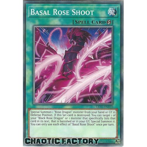 LIOV-EN059 Basal Rose Shoot Common 1st Edition NM
