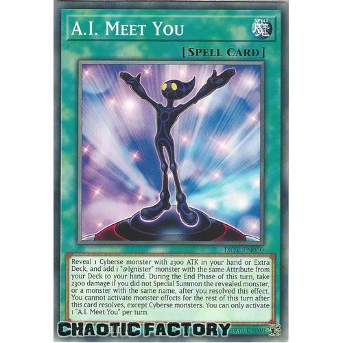 LIOV-EN060 A.I. Meet You Common 1st Edition NM