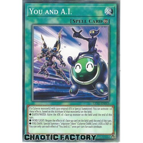 LIOV-EN061 You and A.I. Common 1st Edition NM