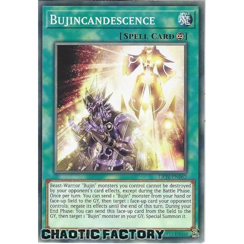 LIOV-EN062 Bujincandescence Common 1st Edition NM