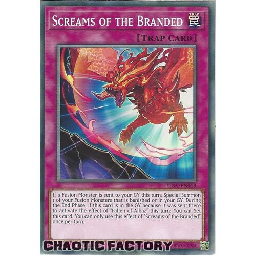 LIOV-EN068 Screams of the Branded Common 1st Edition NM