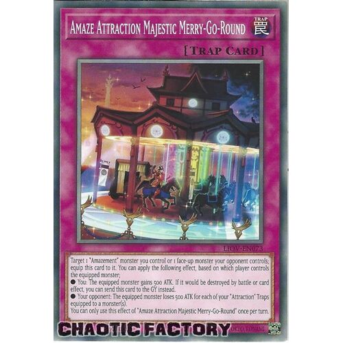LIOV-EN073 Amaze Attraction Majestic Merry-Go-Round Common 1st Edition NM