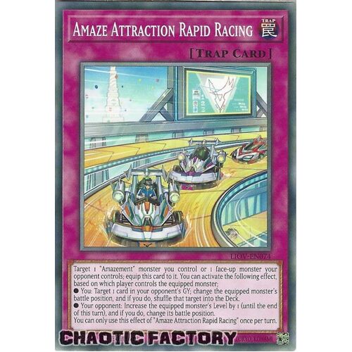 LIOV-EN074 Amaze Attraction Rapid Racing Common 1st Edition NM