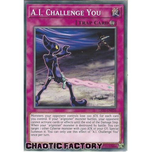 LIOV-EN076 A.I. Challenge You Common 1st Edition NM
