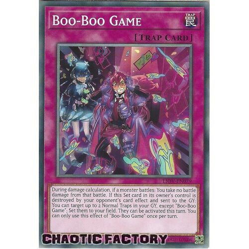 LIOV-EN079 Boo-Boo Game Common 1st Edition NM