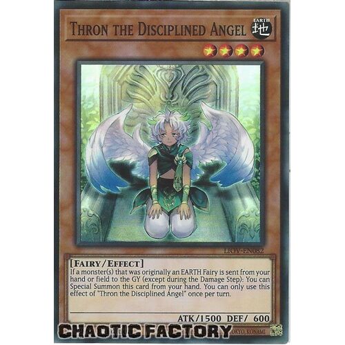 LIOV-EN082 Thron the Disciplined Angel Super Rare 1st Edition NM