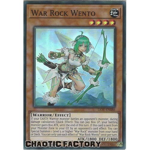 LIOV-EN086 War Rock Wento Super Rare 1st Edition NM