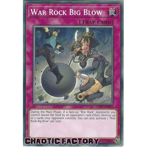 LIOV-EN092 War Rock Big Blow Common 1st Edition NM