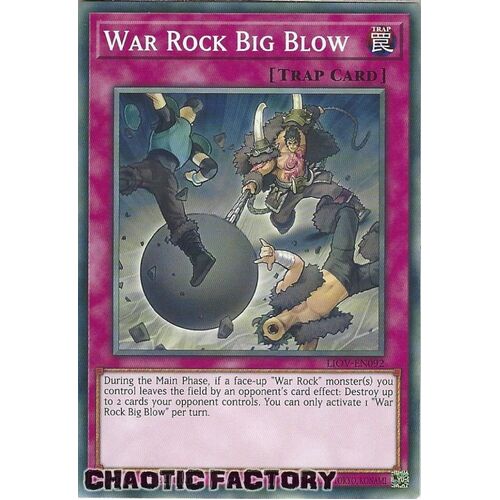 LIOV-EN092 War Rock Big Blow Common 1st Edition NM
