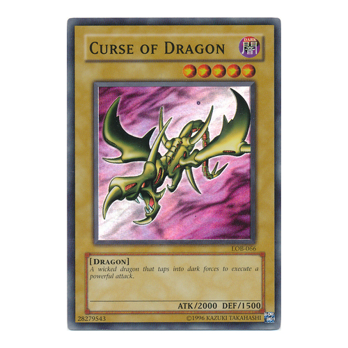 Curse of Dragon - LOB-066 - Super Rare Unlimited NM