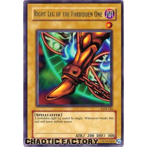 LOB-120 Right Leg Of The Forbidden One Ultra Rare Unlimited Edition HP