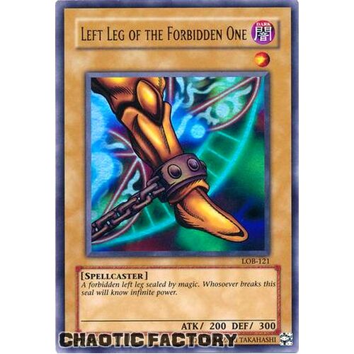LOB-121 Left Leg Of The Forbidden One Ultra Rare Unlimited Edition HP