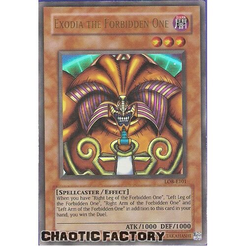 LOB-E124 Exodia The Forbidden One Ultra Rare Unlimited Edition NM