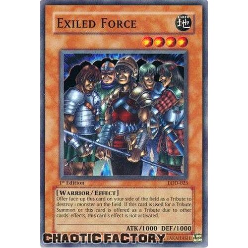 LOD-023 Exiled Force Super Rare 1st Edition LP