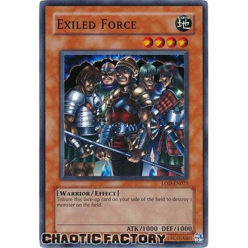 LOD-023 Exiled Force Super Rare Unlimited Edition NM