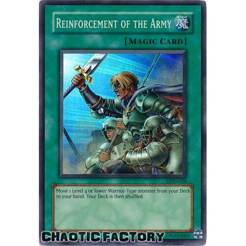 LOD-028 Reinforcement Of The Army Super Rare Unlimited Edition NM