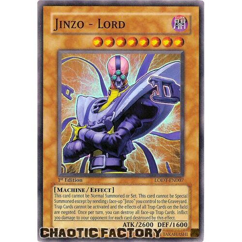 LODT-EN007 Jinzo - Lord Super Rare 1st Edition NM