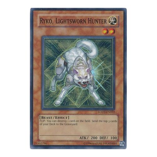 LODT-EN022 Ryko, Lightsworn Hunter Super Rare Unlimited Edition NM