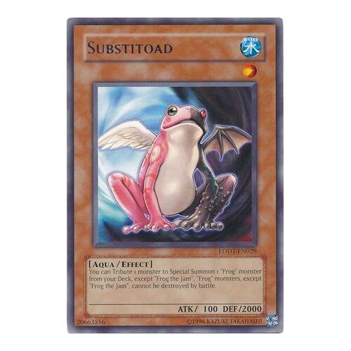 Substitoad - LODT-EN028 - Rare UNLIMITED Edition NM