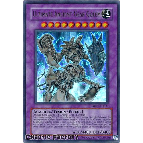 Ultimate Ancient Gear Golem - LODT-EN043 - Ultra Rare Unlimited NM