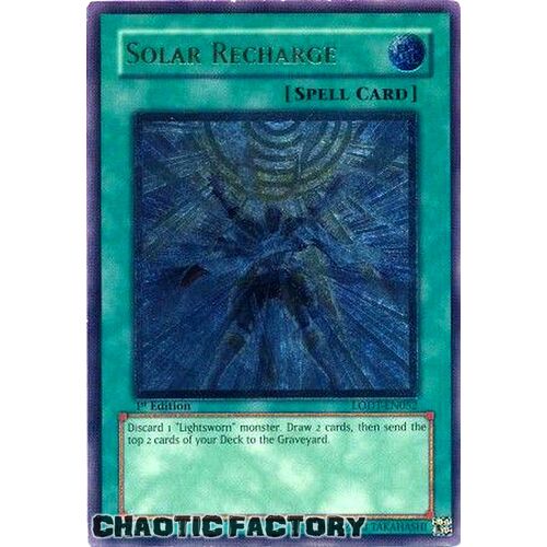 ULTIMATE RARE LODT-EN052 Solar Recharge 1st Edition NM