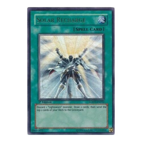 Solar Recharge - LODT-EN052 - Ultra Rare 1st Edition NM