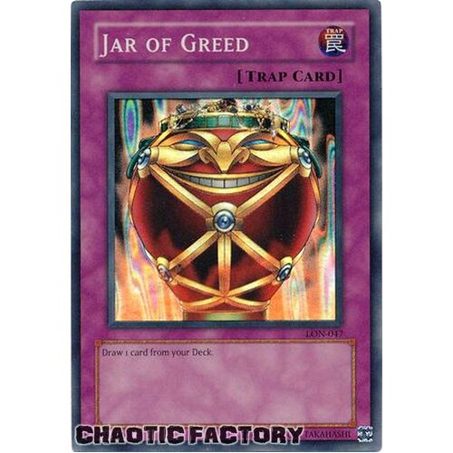 LON-047 Jar Of Greed Super Rare Unlimited Edition NM