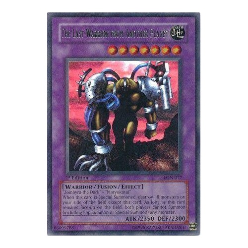 LON-E077 The Last Warrior From Another Planet Ultra Rare 1st Edition NM