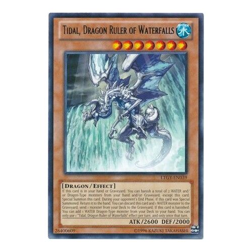 Tidal, Dragon Ruler of Waterfalls - LTGY-EN039 - Rare UNLIMITED Edition NM