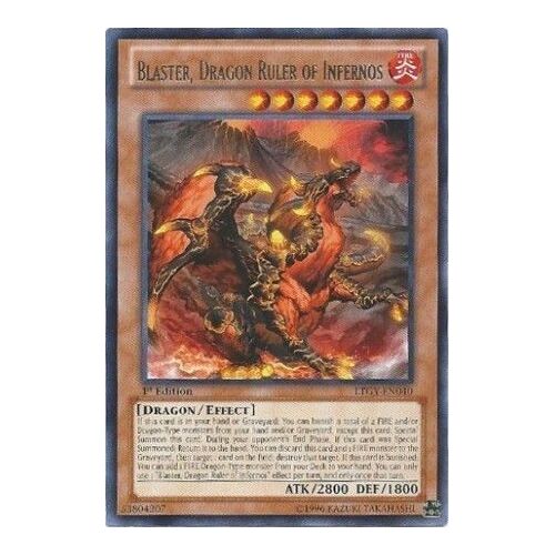 Blaster, Dragon Ruler of Infernos - LTGY-EN040 - Rare 1ST Edition LP