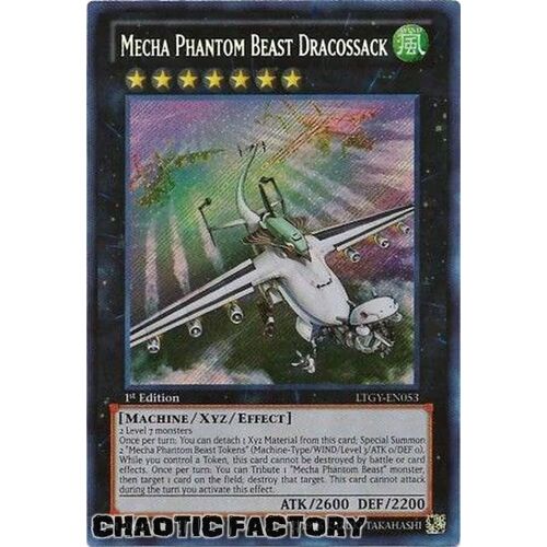 LTGY-EN053 Mecha Phantom Beast Dracossack Secret Rare 1st Edition NM